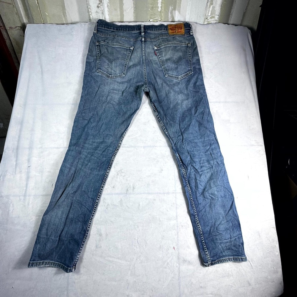Levi's Jeans Mens 36x34 Blue Denim All Day Comfort Streetwear Straight Leg